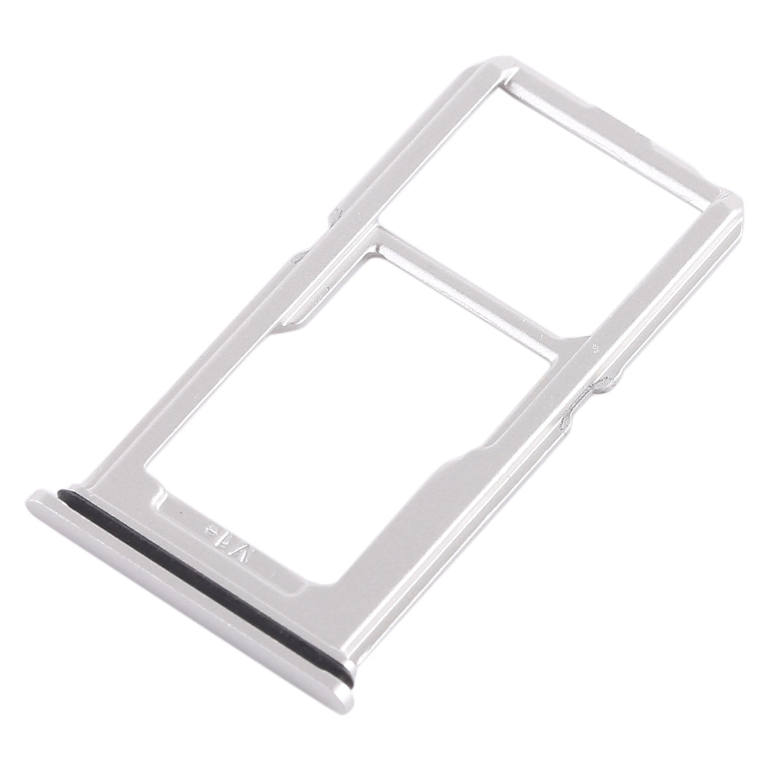For Vivo X21i SIM Card Tray + SIM Card Tray / Micro SD Card Tray (Silver)