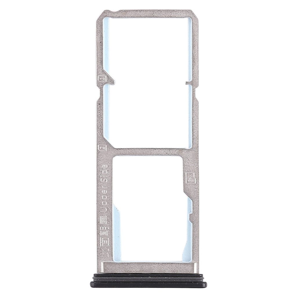 For Vivo Y69 2 x SIM Card Tray + Micro SD Card Tray (Black)