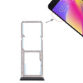 For Vivo Y69 2 x SIM Card Tray + Micro SD Card Tray (Black)