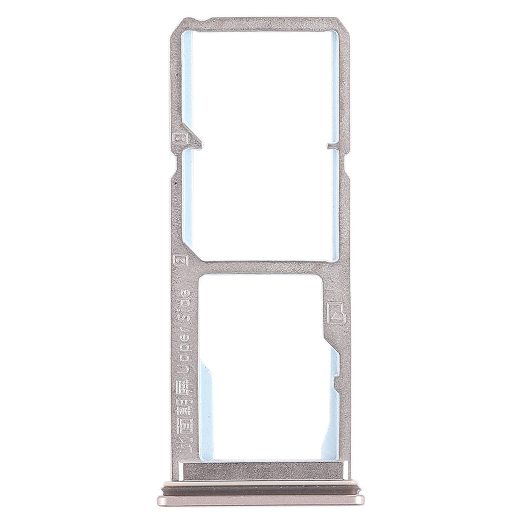 For Vivo Y69 2 x SIM Card Tray + Micro SD Card Tray (Gold)