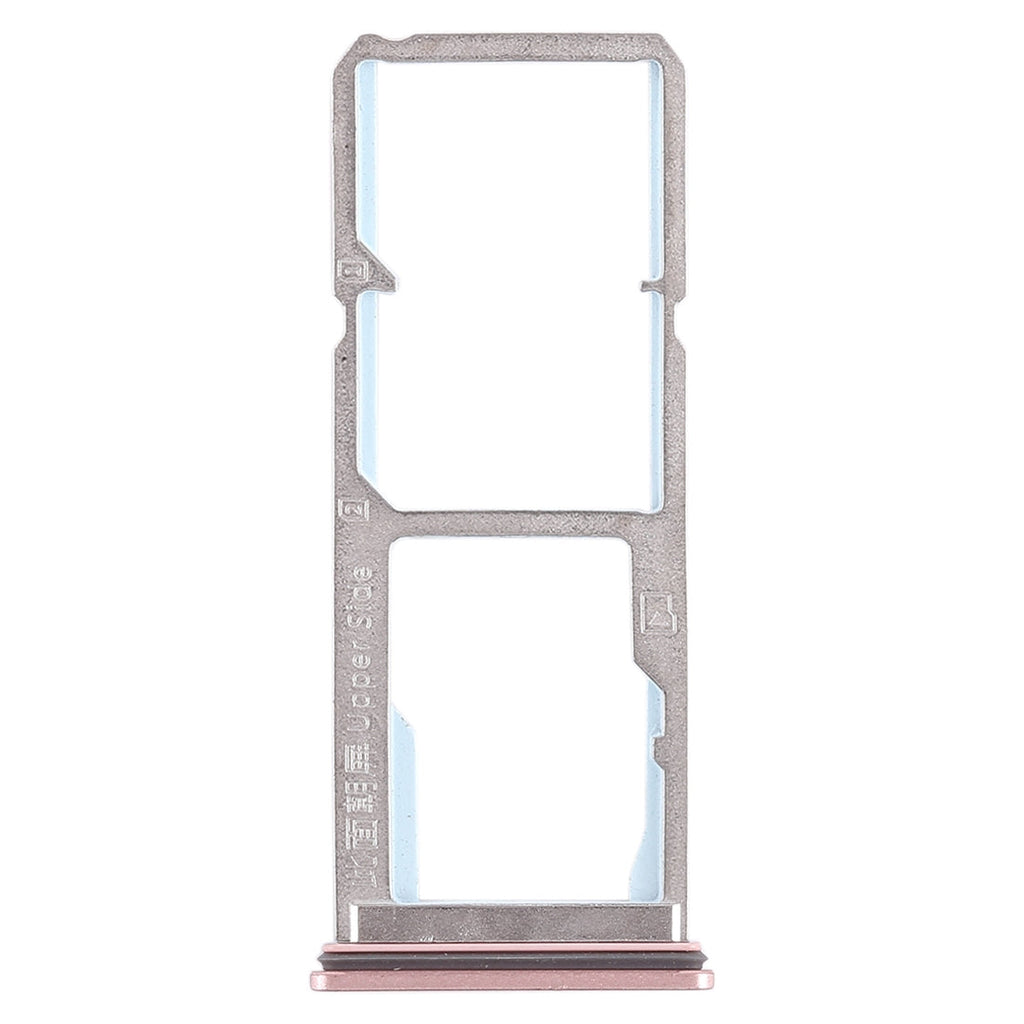 For Vivo Y69 2 x SIM Card Tray + Micro SD Card Tray (Rose Gold)