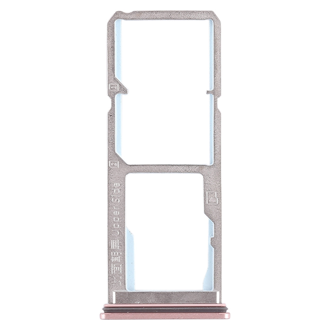 For Vivo Y69 2 x SIM Card Tray + Micro SD Card Tray (Rose Gold)