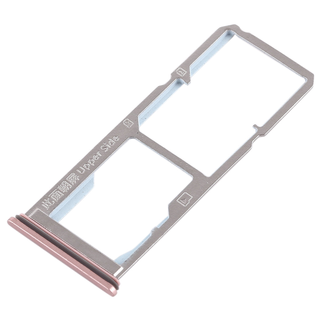 For Vivo Y69 2 x SIM Card Tray + Micro SD Card Tray (Rose Gold)