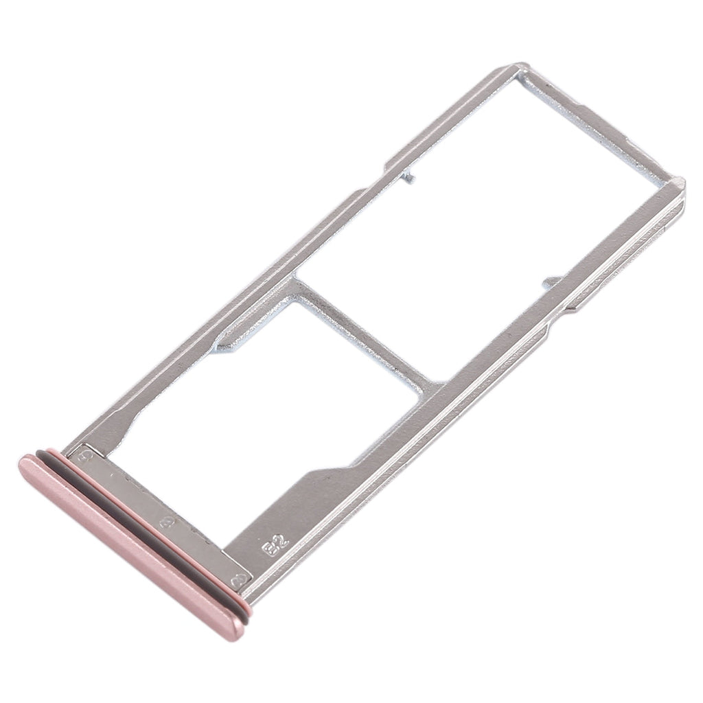 For Vivo Y69 2 x SIM Card Tray + Micro SD Card Tray (Rose Gold)