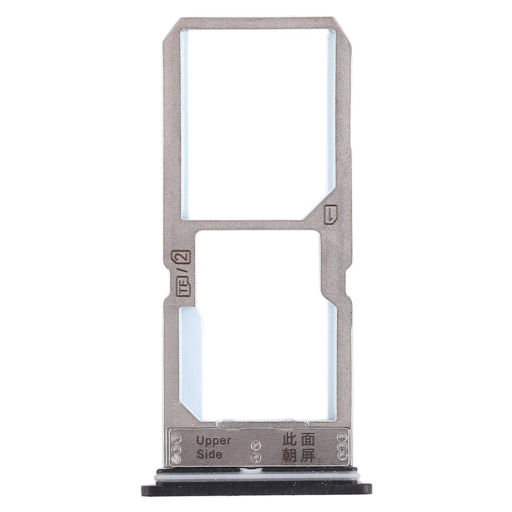 For Vivo Y67 SIM Card Tray + SIM Card Tray / Micro SD Card Tray (Black)