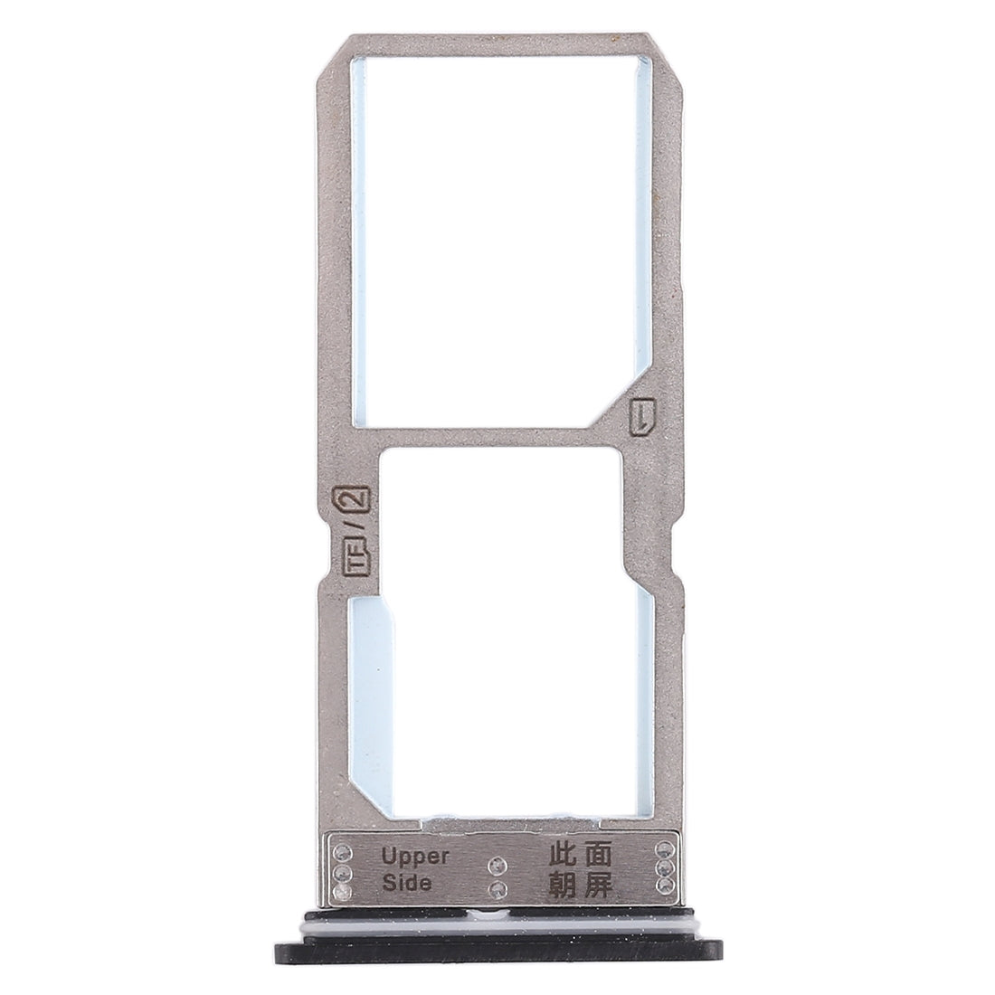 For Vivo Y67 SIM Card Tray + SIM Card Tray / Micro SD Card Tray (Black)