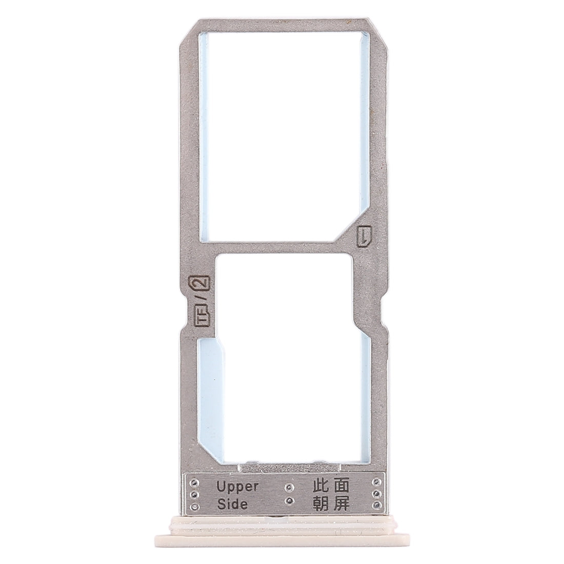 For Vivo Y67 SIM Card Tray + SIM Card Tray / Micro SD Card Tray (Gold)