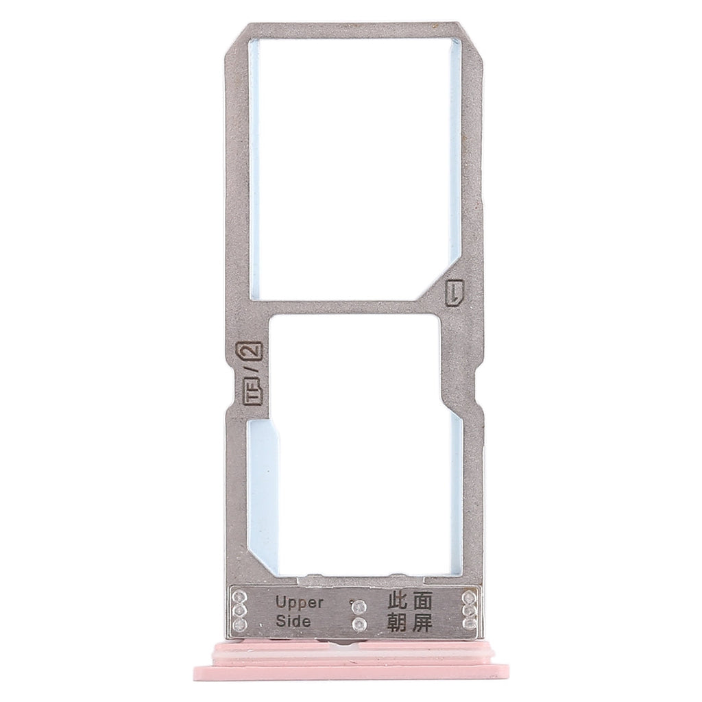 For Vivo Y67 SIM Card Tray + SIM Card Tray / Micro SD Card Tray (Rose Gold)