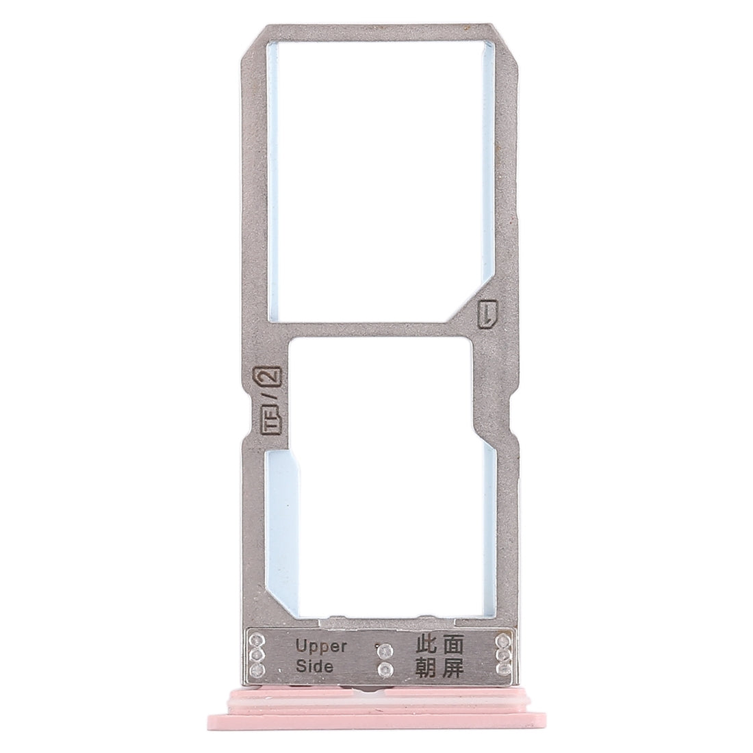 For Vivo Y67 SIM Card Tray + SIM Card Tray / Micro SD Card Tray (Rose Gold)