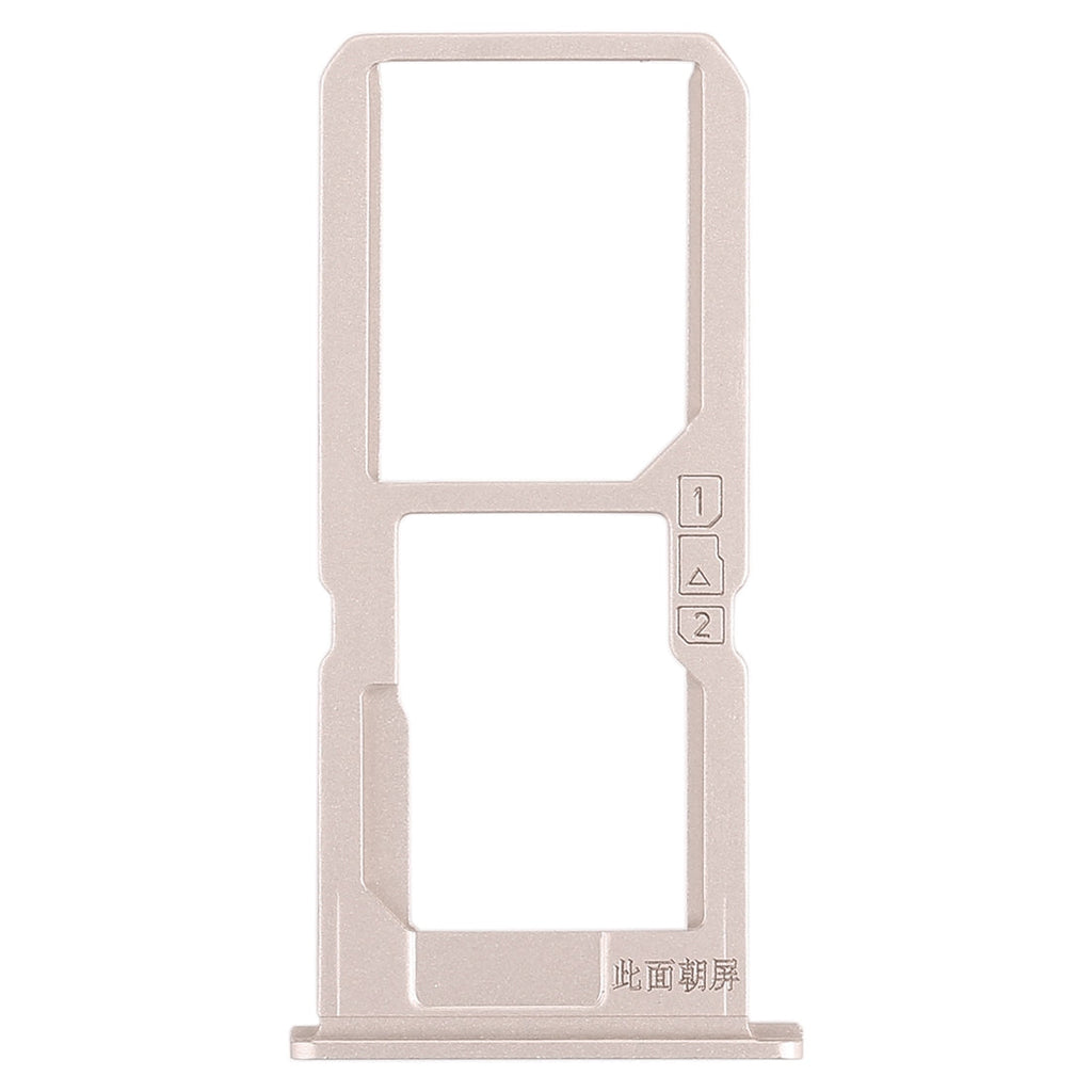 For Vivo V3Max SIM Card Tray + SIM Card Tray / Micro SD Card Tray (Gold)
