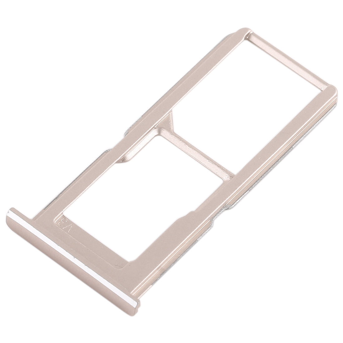 For Vivo V3Max SIM Card Tray + SIM Card Tray / Micro SD Card Tray (Gold)
