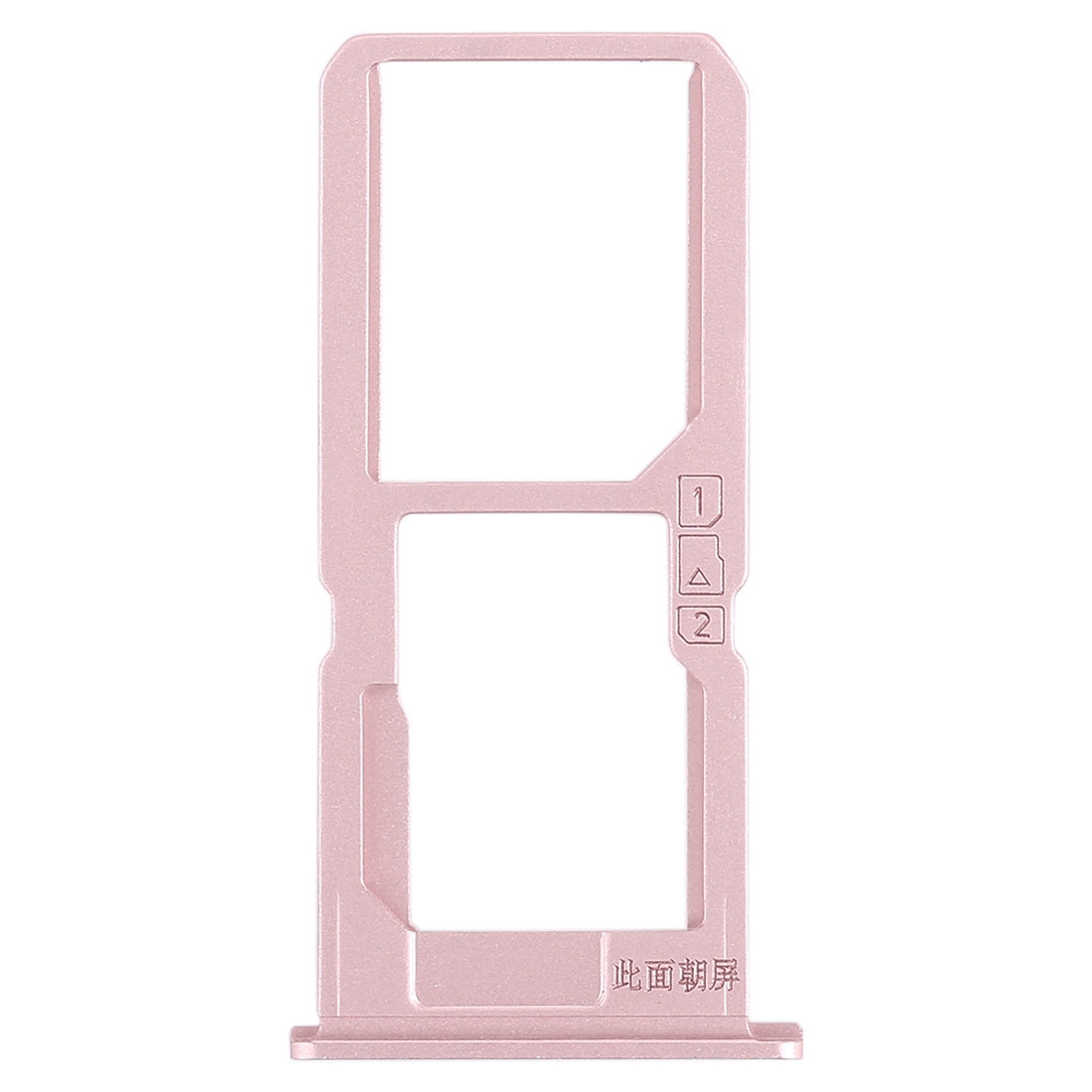 For Vivo V3Max SIM Card Tray + SIM Card Tray / Micro SD Card Tray (Rose Gold)