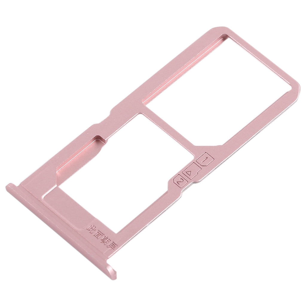 For Vivo V3Max SIM Card Tray + SIM Card Tray / Micro SD Card Tray (Rose Gold)