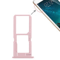 For Vivo V3Max SIM Card Tray + SIM Card Tray / Micro SD Card Tray (Rose Gold)