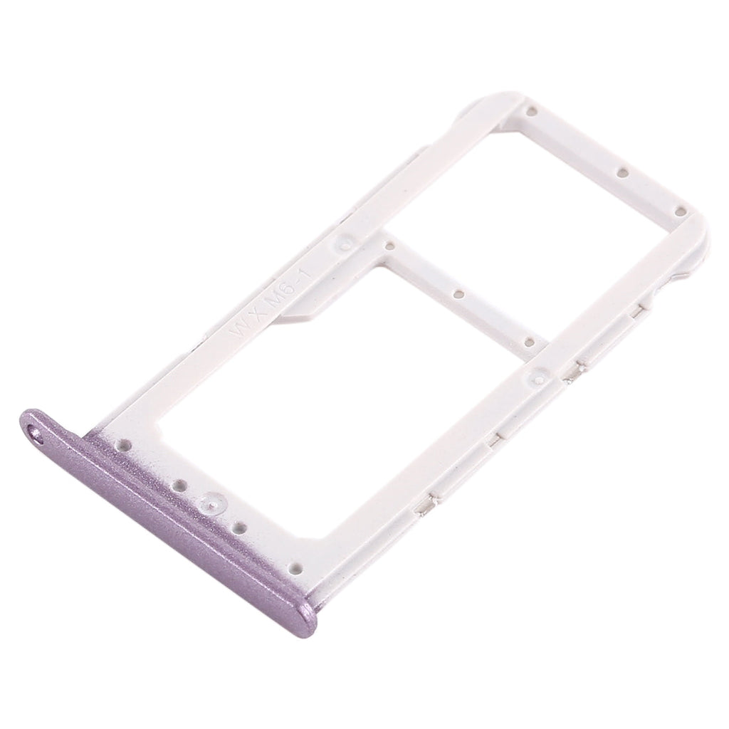 SIM Card Tray + SIM Card Tray / Micro SD Card Tray for Huawei Honor 9i (Purple)