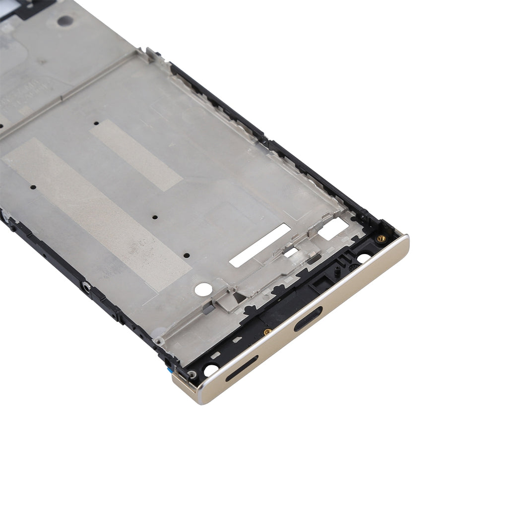 for Sony Xperia XA1 Front Housing LCD Frame Bezel Plate(Gold)