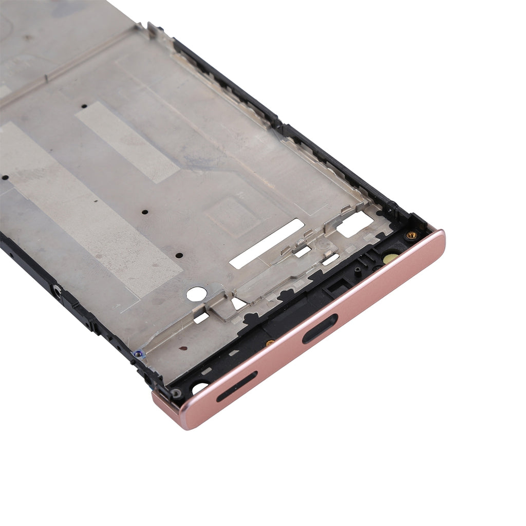 for Sony Xperia XA1 Front Housing LCD Frame Bezel Plate(Rose Gold)