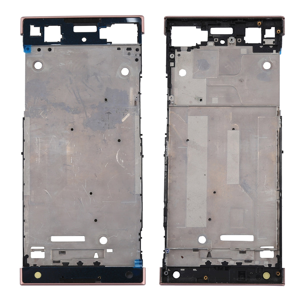 for Sony Xperia XA1 Front Housing LCD Frame Bezel Plate(Rose Gold)