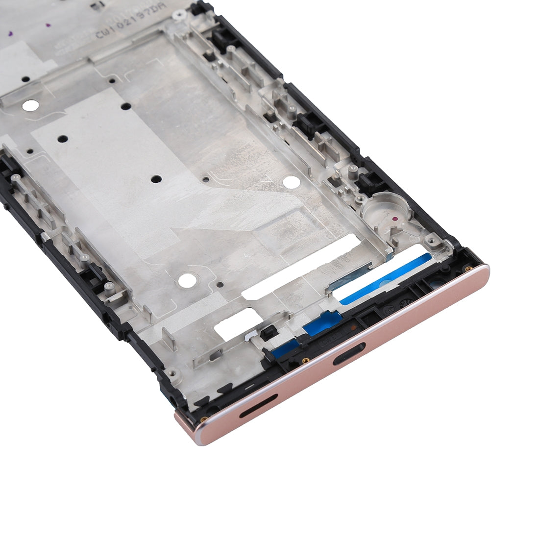 Front Housing LCD Frame Bezel Plate for Sony Xperia XA1 Ultra (Rose Gold)