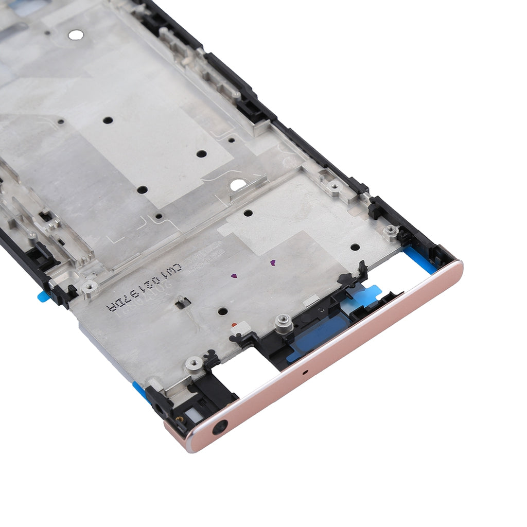 Front Housing LCD Frame Bezel Plate for Sony Xperia XA1 Ultra (Rose Gold)