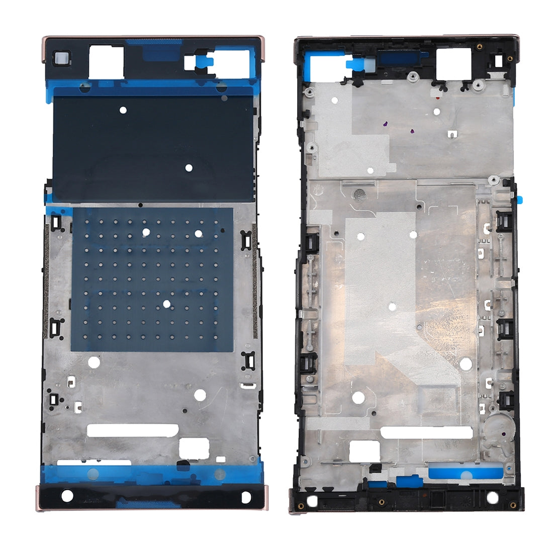Front Housing LCD Frame Bezel Plate for Sony Xperia XA1 Ultra (Rose Gold)