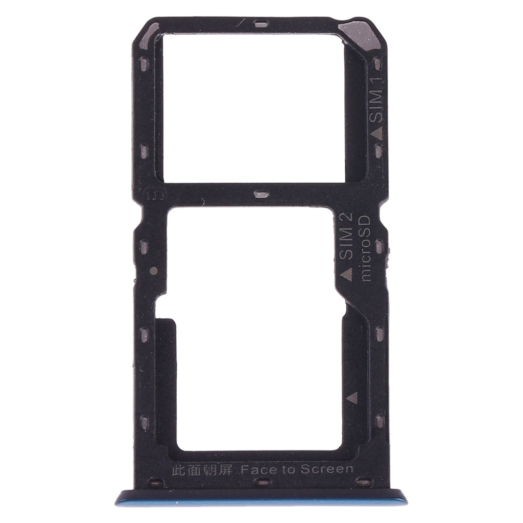 For OPPO A9 SIM Card Tray + SIM Card / Micro SD Card (Green)