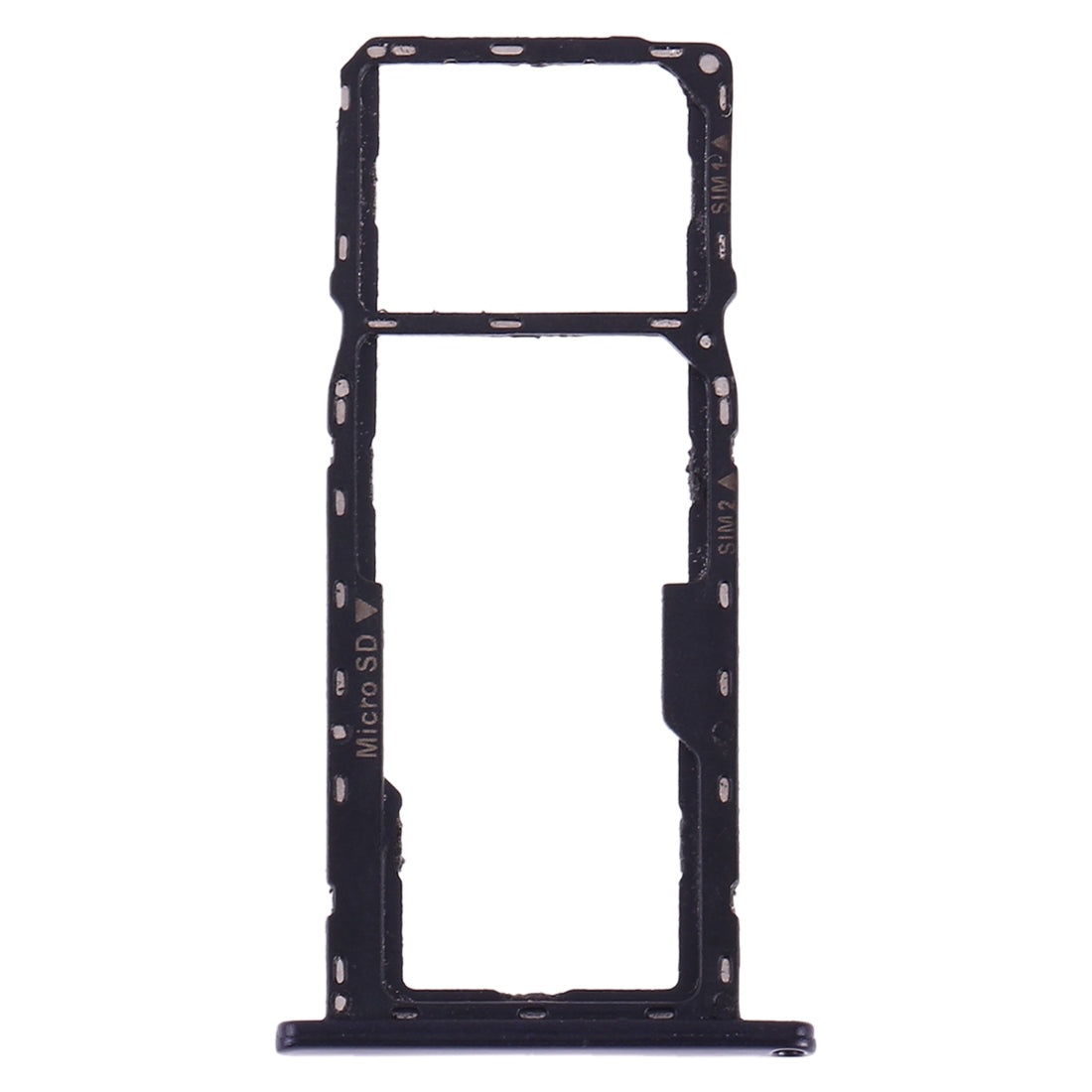 SIM Card Tray + SIM Card Tray + Micro SD Card Tray for Asus ZenFone MAX M1 ZB555KL(Black)