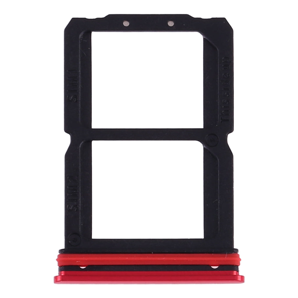 For OnePlus 7 SIM Card Tray + SIM Card Tray (Red)