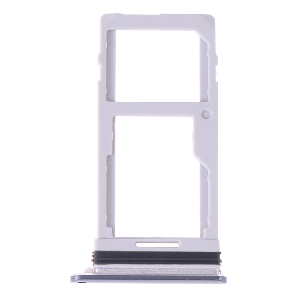 SIM Card Tray + SIM Card Tray / Micro SD Card Tray for LG G7 ThinQ G710 G710EM G710PM G710VMP G710ULM (Silver)