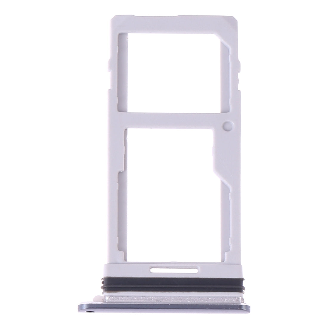 SIM Card Tray + SIM Card Tray / Micro SD Card Tray for LG G7 ThinQ G710 G710EM G710PM G710VMP G710ULM (Silver)