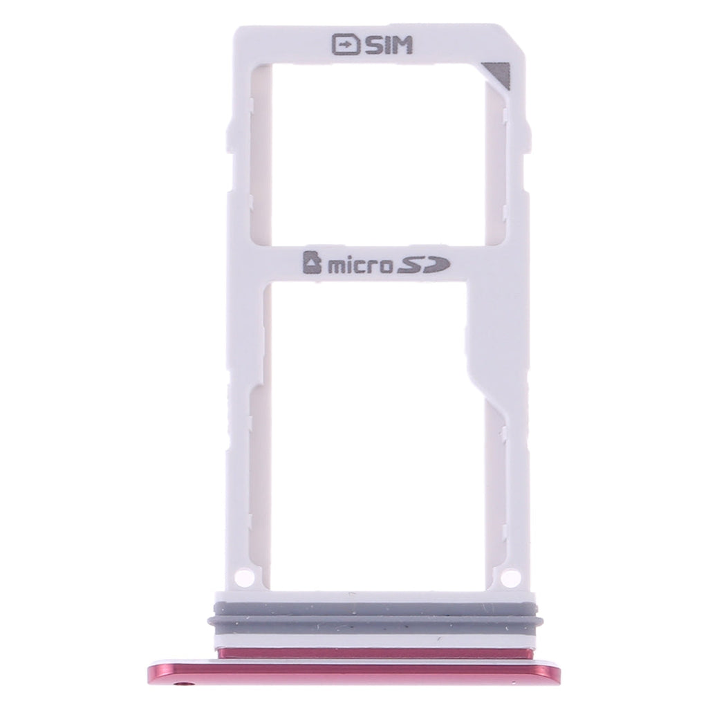 SIM Card Tray + SIM Card Tray / Micro SD Card Tray for LG V30 VS996 LS998U H933 LS998U (Red)