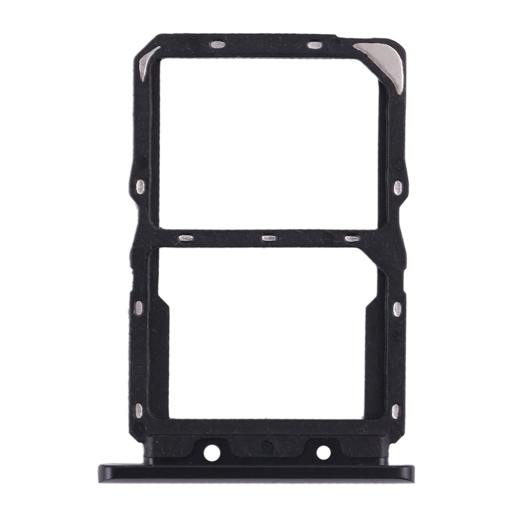SIM Card Tray + NM Card Tray for Huawei Nova 5 (Black)