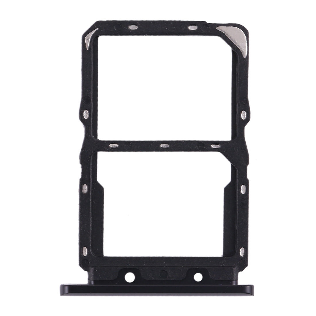 SIM Card Tray + NM Card Tray for Huawei Nova 5 (Black)