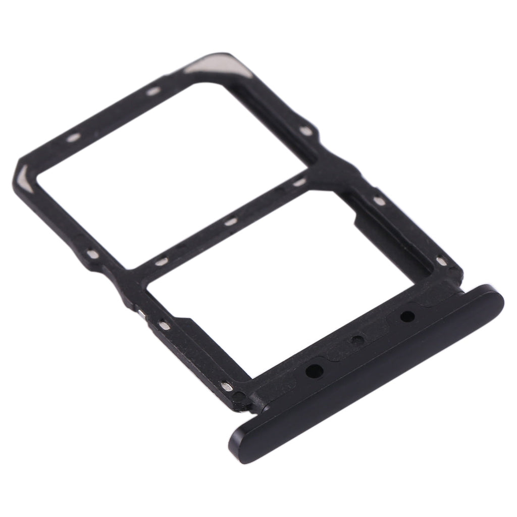 SIM Card Tray + NM Card Tray for Huawei Nova 5 (Black)