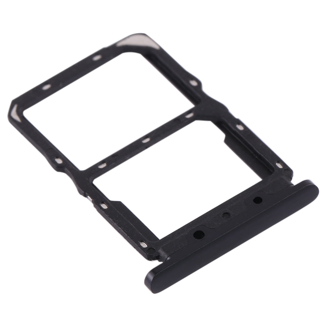 SIM Card Tray + NM Card Tray for Huawei Nova 5 (Black)