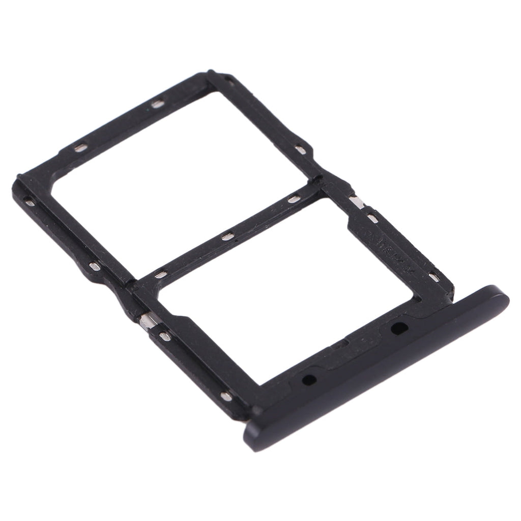 SIM Card Tray + NM Card Tray for Huawei Nova 5 (Black)