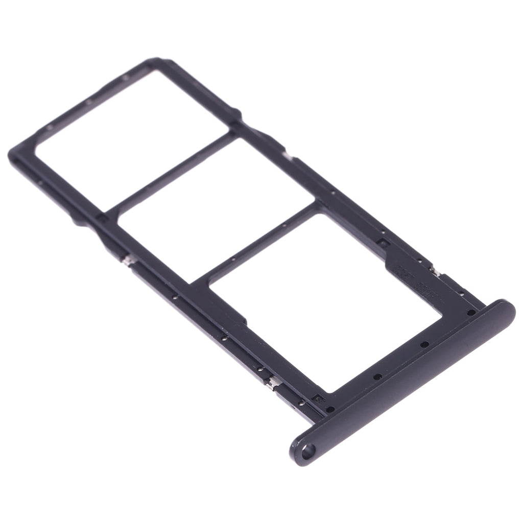 SIM Card Tray + SIM Card Tray + Micro SD Card Tray for Huawei Y7 (2019) / Y7 Pro (2019) / Y7 Prime (2019) (Black)