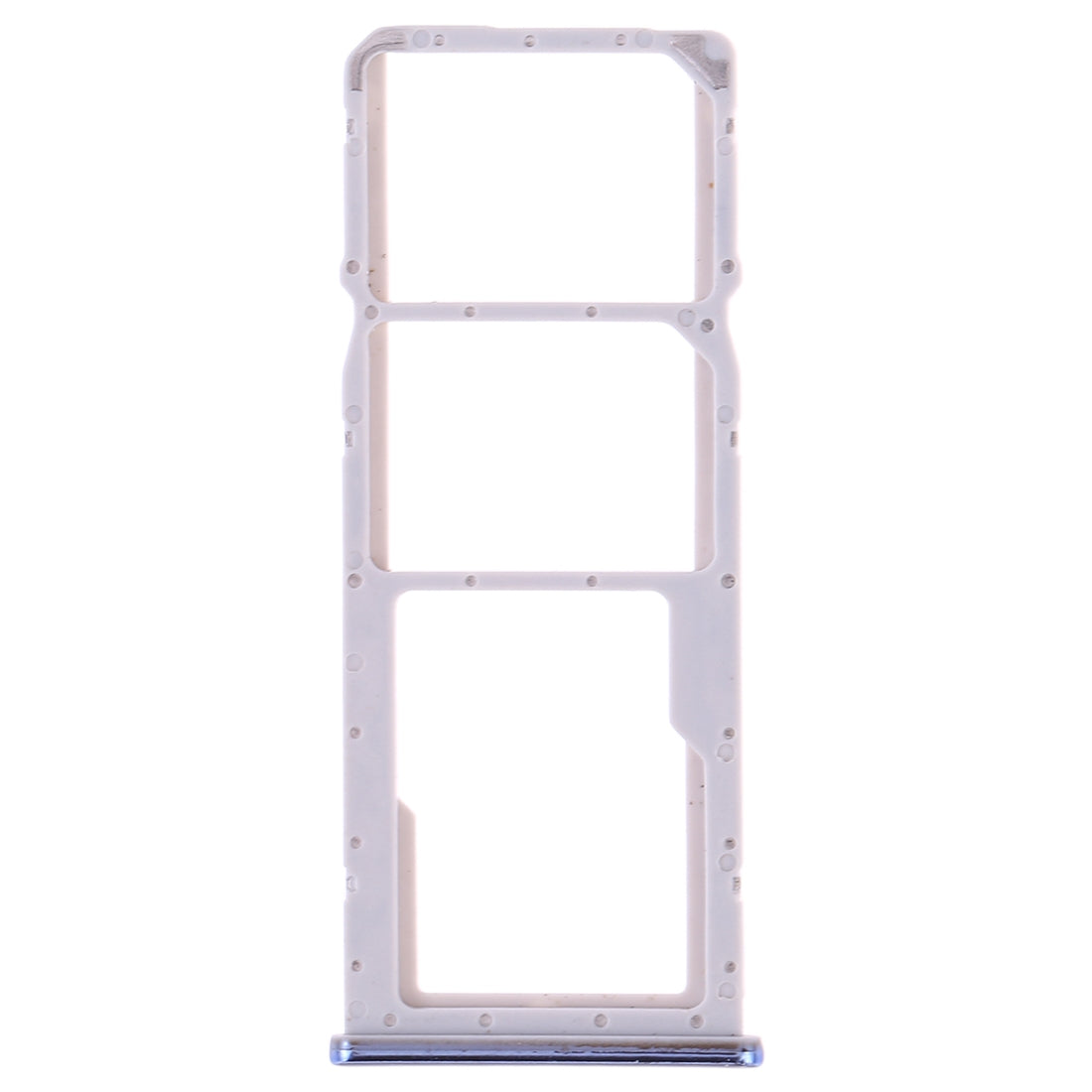 SIM Card Tray + SIM Card Tray + Micro SD Card Tray for Huawei Y9 (2019) (Silver)