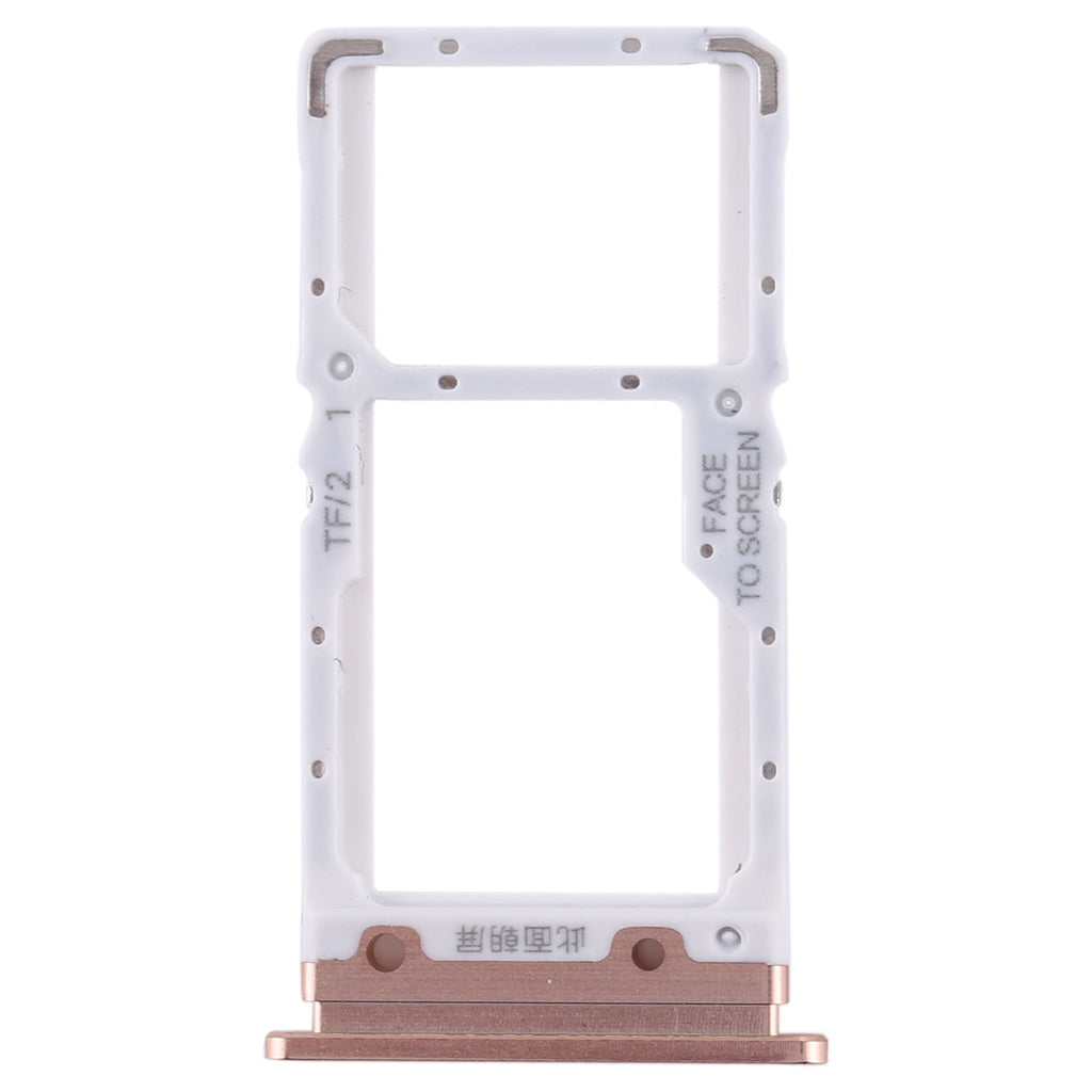 SIM Card Tray + SIM Card Tray / Micro SD Card Tray for Xiaomi Mi CC9 (Gold)