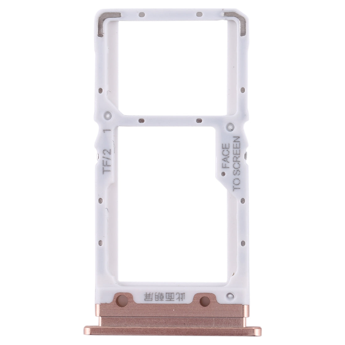 SIM Card Tray + SIM Card Tray / Micro SD Card Tray for Xiaomi Mi CC9 (Gold)