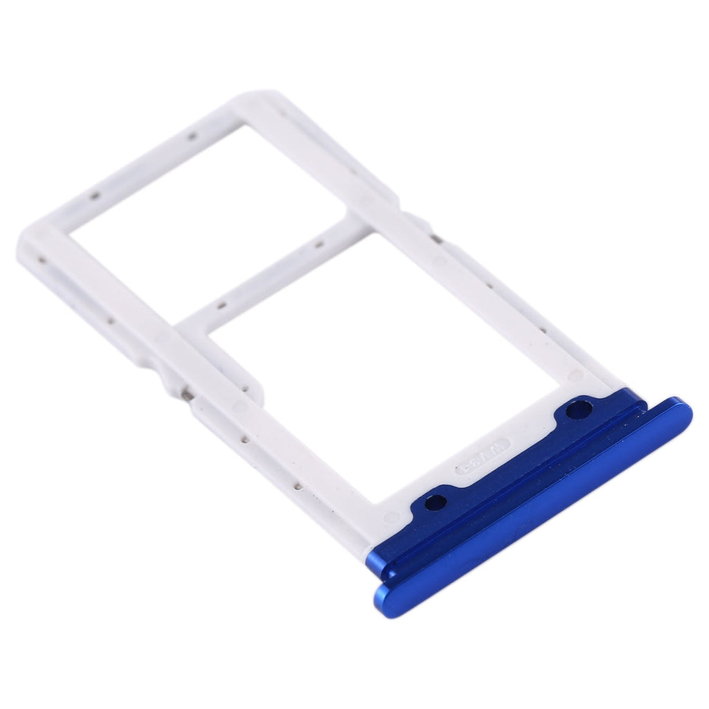 SIM Card Tray + SIM Card Tray / Micro SD Card Tray for Xiaomi Mi CC9 (Blue)