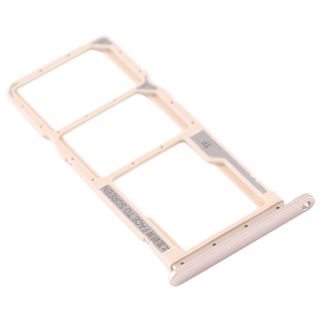 SIM Card Tray + SIM Card Tray + Micro SD Card Tray for Xiaomi Redmi 7A (Gold)