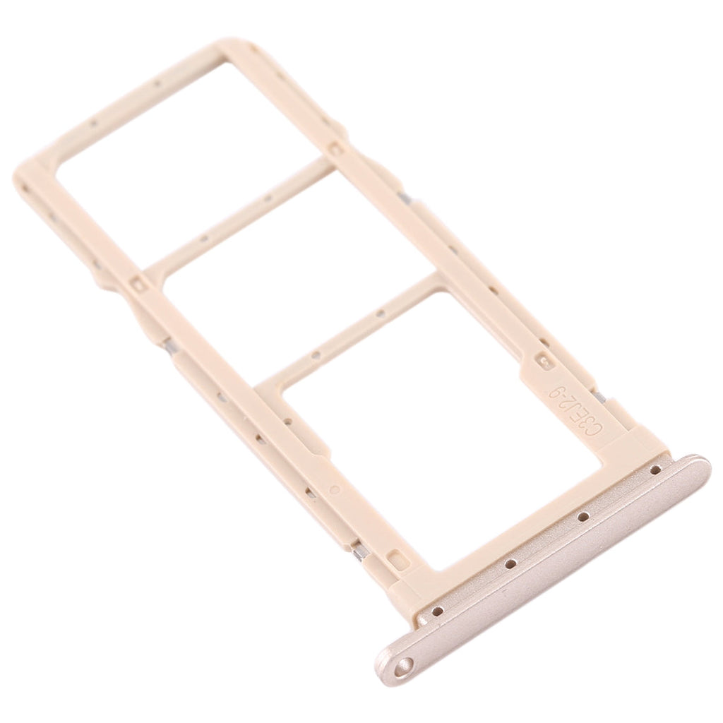 SIM Card Tray + SIM Card Tray + Micro SD Card Tray for Xiaomi Redmi 7A (Gold)