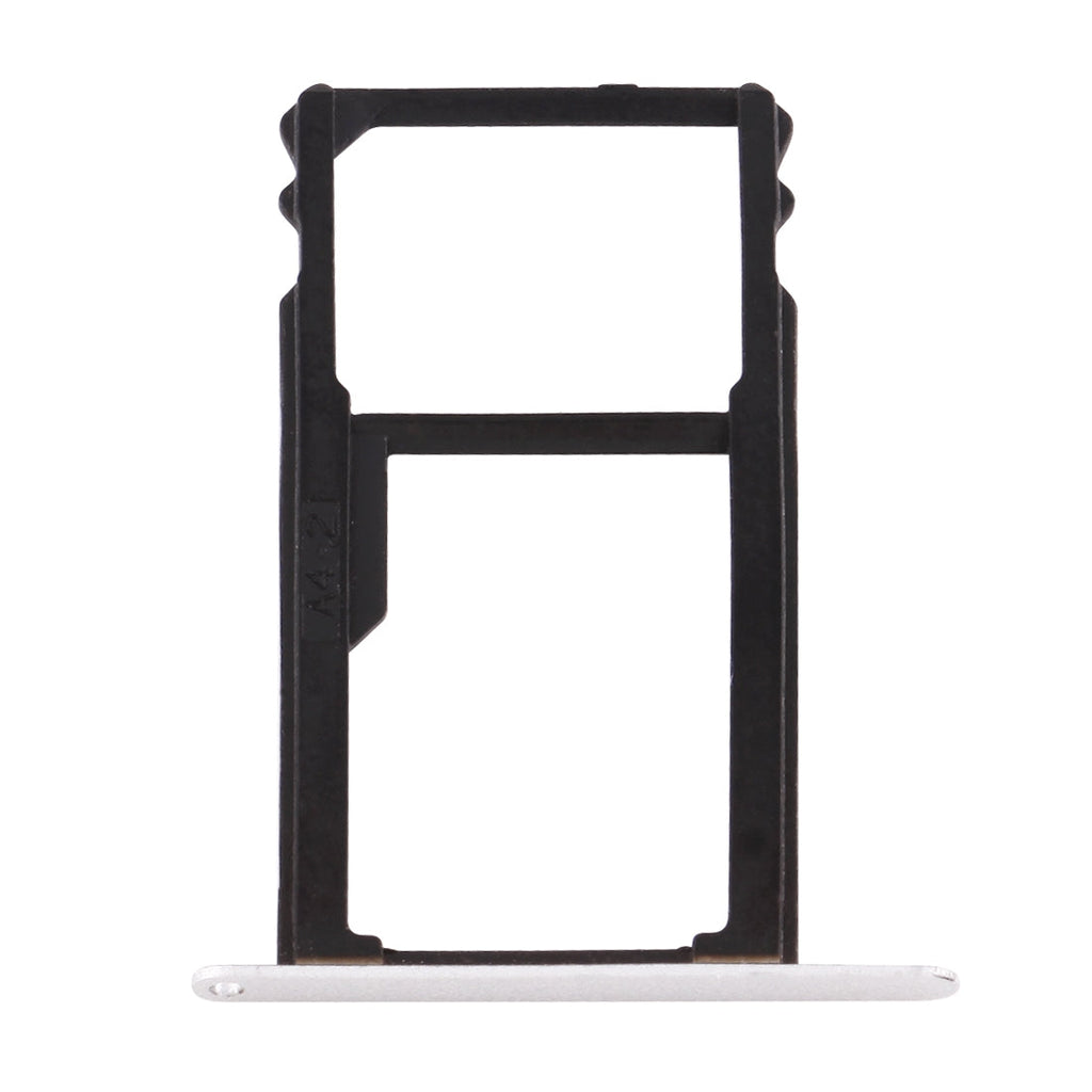 For Huawei Honor 7 Nano SIM Card Tray + Nano SIM / Micro SD Card Tray (Silver)