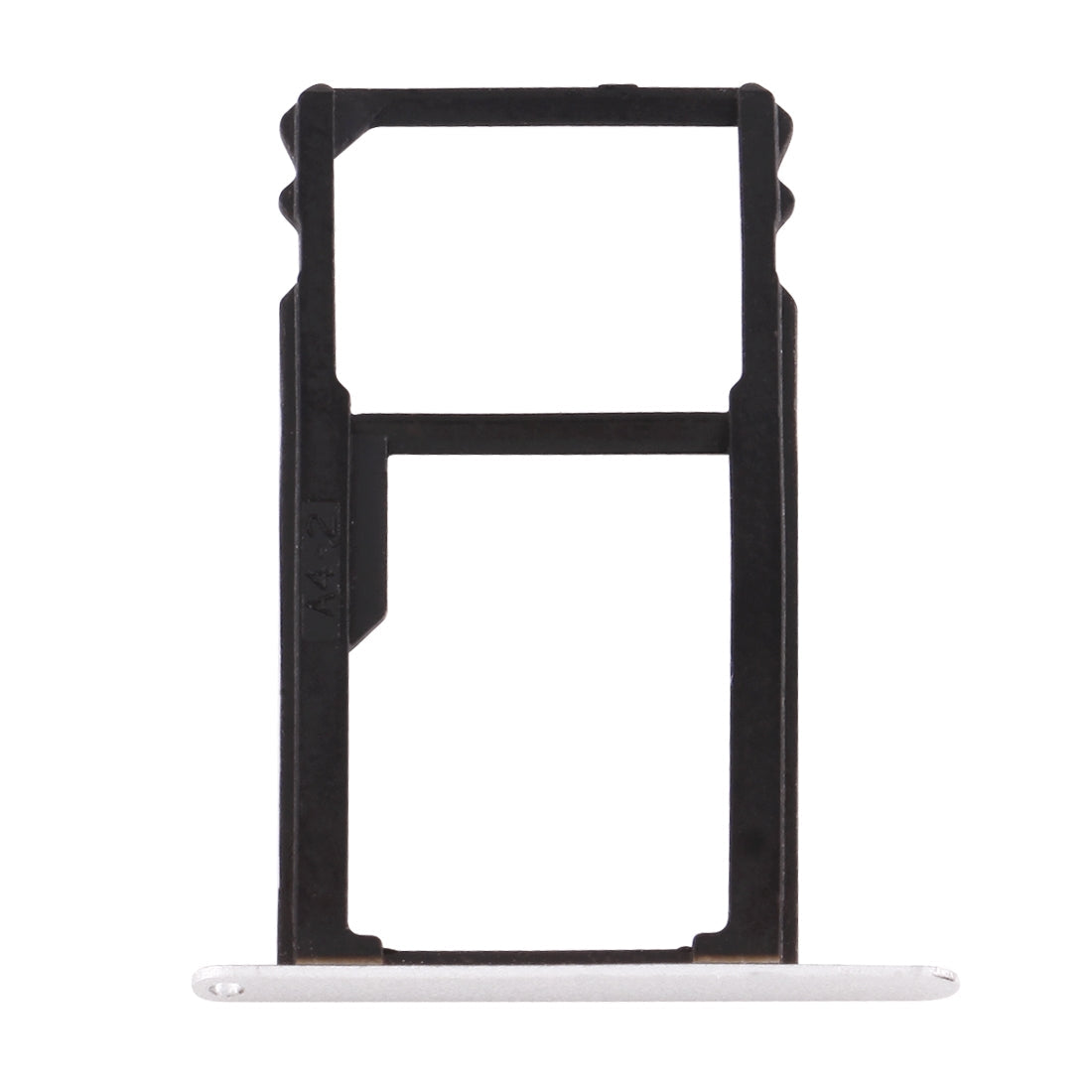 For Huawei Honor 7 Nano SIM Card Tray + Nano SIM / Micro SD Card Tray (Silver)