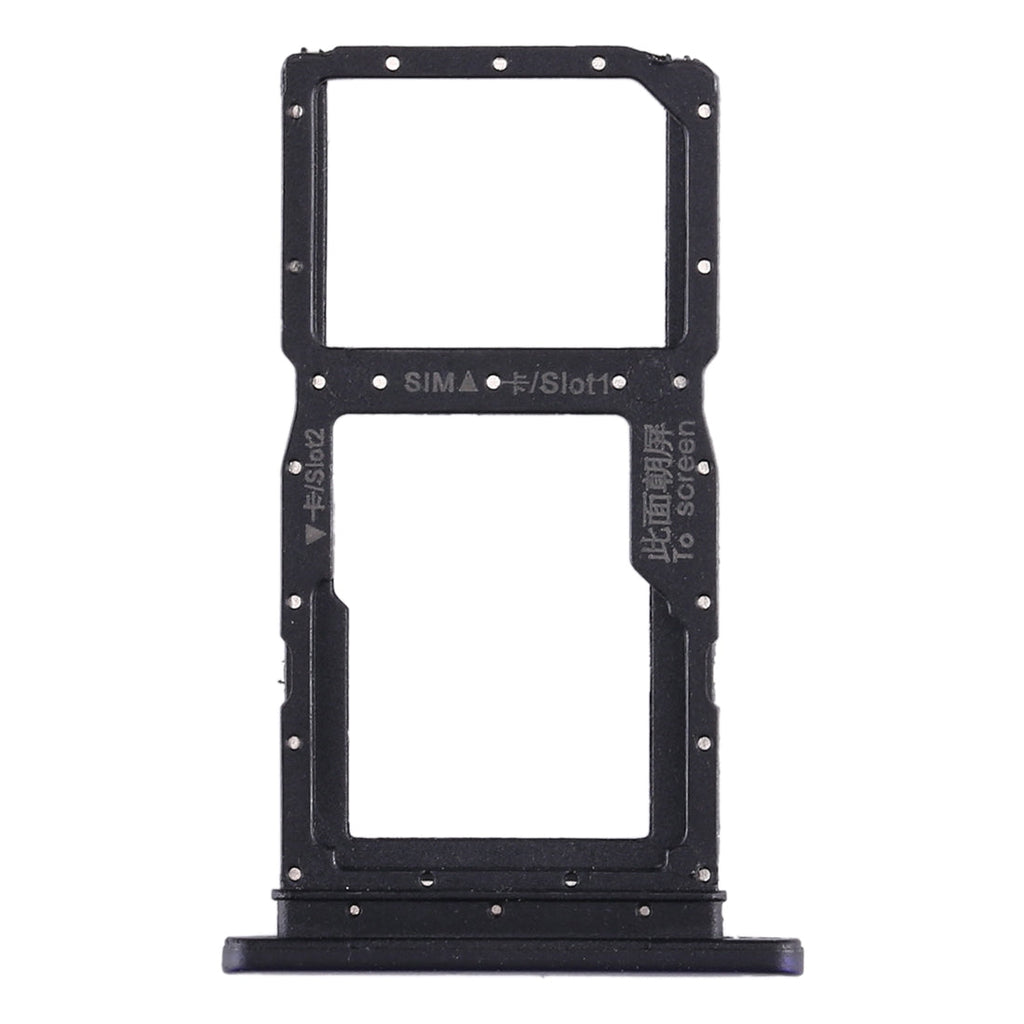 SIM Card Tray + SIM Card Tray / Micro SD Card Tray for Huawei Honor 9X / Honor 9X Pro(Dark Blue)