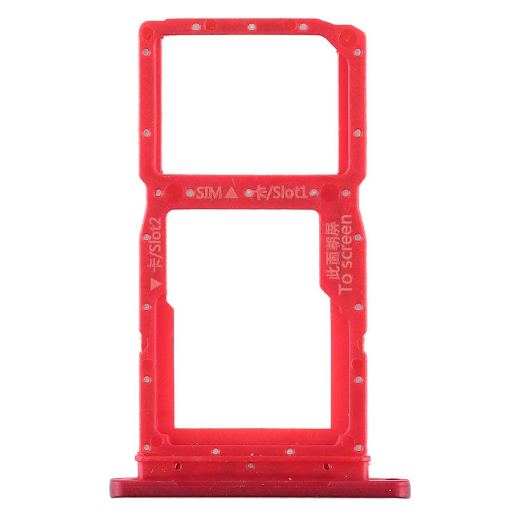 SIM Card Tray + SIM Card Tray / Micro SD Card Tray for Huawei Honor 9X / Honor 9X Pro(Red)