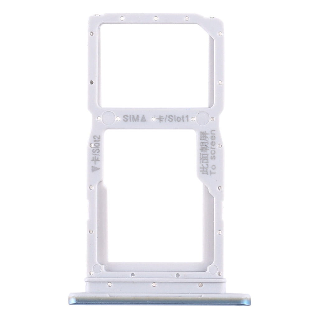 SIM Card Tray + SIM Card Tray / Micro SD Card Tray for Huawei Honor 9X / Honor 9X Pro(Baby Blue)