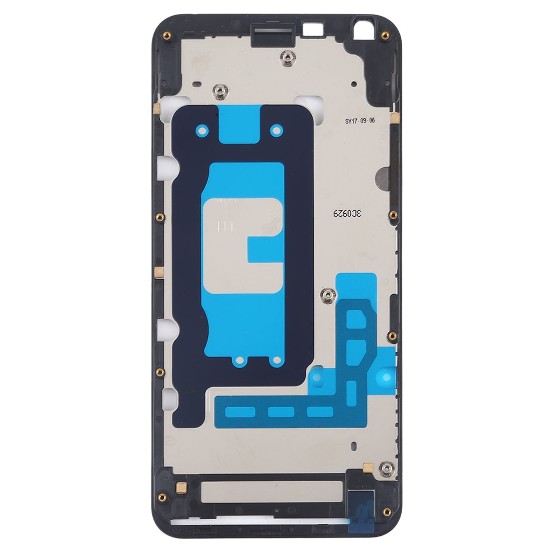 Front Housing LCD Frame Bezel Plate for LG Q6 / Q6+ / LG-M700 / M700 / M700A / US700 / M700H / M703 / M700Y (Black)