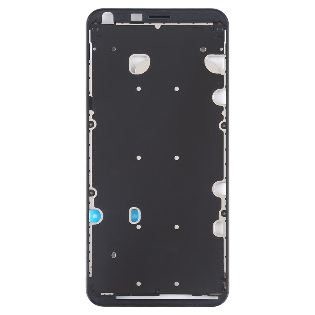 Front Housing LCD Frame Bezel Plate for LG Q6 / Q6+ / LG-M700 / M700 / M700A / US700 / M700H / M703 / M700Y (Black)